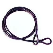 ULTRACYCLE Coated Security Cable Double Loop End 10Mm X 84"
