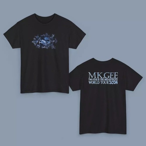 Mk gee 2024 World Tour Unisex Heavy Cotton Tee Mkgee Tour Tee - Picture 1 of 3