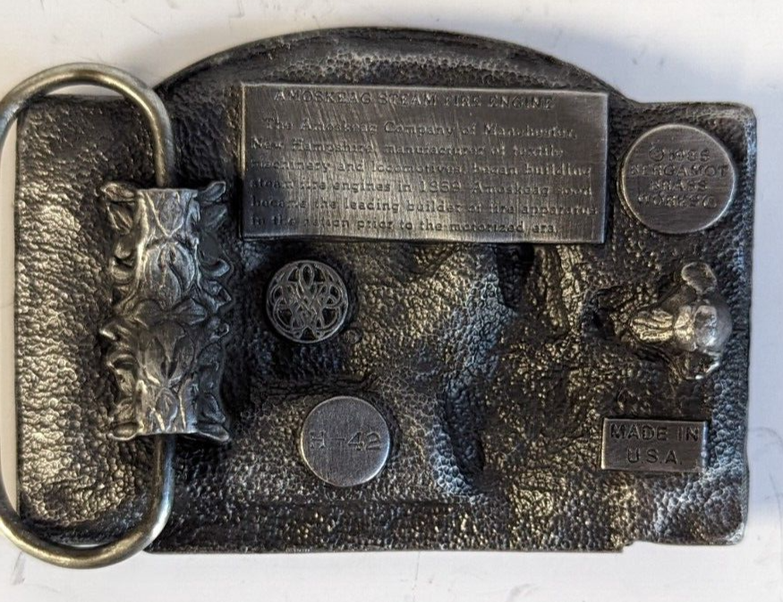 N/O/S 1988 Bergamot Buckle Co. Amaskbar Steam Fire Engines NOS | eBay