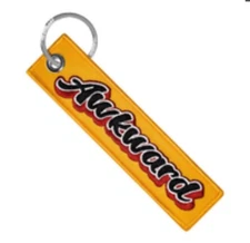 AWKWARD - MOTORCYCLE KEYCHAIN