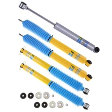 Bilstein 4600 5100 Front & Rear Shocks w/ Steering Damper for Jeep Wrangler JK
