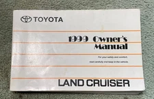 1999 Toyota 100 Series Land Cruiser User Manual Factory