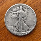 1934 Walking Liberty Half Dollar • Possible S Mint Mark • 90% Silver • #011