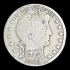 1905 Barber Silver Half Dollar