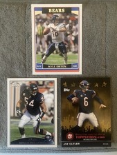 Chicago Bears 3 Card Lot - Kyle Orton, Brian Urlacher & Jay Cutler