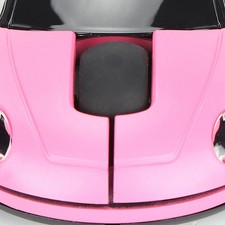 pink 2.4GHz Wireless Mouse Car Shape Ergonomic Optical Cordless Mice BEA
