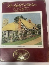 Penelope Needlework Tapestry Kit Country Lane  Vintage 46 x 56cm