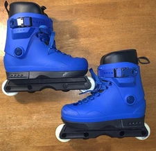 Them 909 Clarks Blue Aggressive Inline Skates Mens Size XS 6-6.5 US