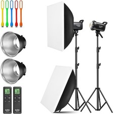 Godox 2Pack SL-60II bi 120W CRI95 Bi-Color Continuous Output Lighting LED Video