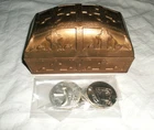 GI Joe 1969 1970 Adventure EARLY Sharks Surprise 8 Ropes of Danger Chest & Coins