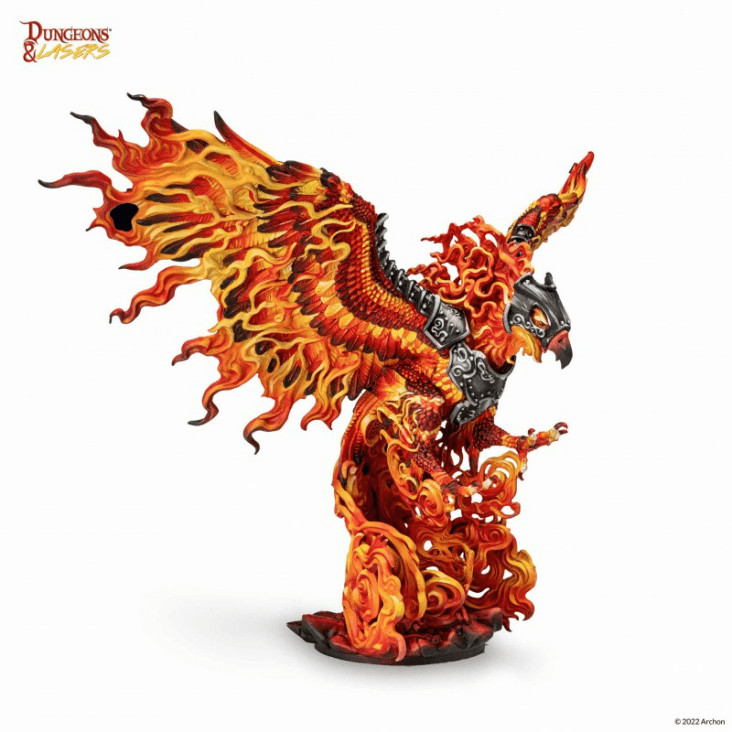 Archon Studio DNL0041 Dungeons & Lasers Dragons - Phoenix - Praise the Flame