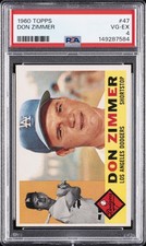 1960 TOPPS #47 DON ZIMMER PSA 4