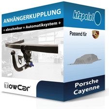 TOWCAR Anhängekupplung abnehmbar passend für Porsche Cayenne 08.2023-jetzt neu