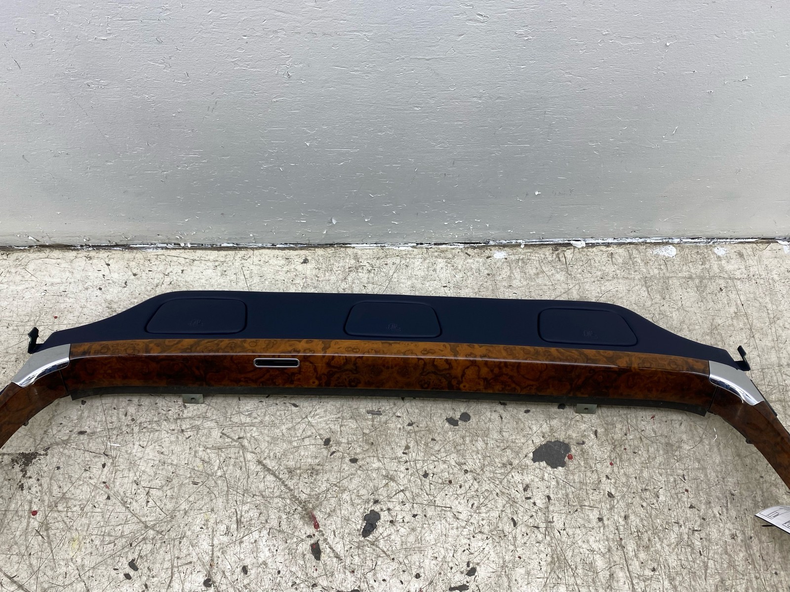 2010-2020 BENTLEY MULSANNE REAR DECK PARCEL SHELF TRAY TRIM PANEL W/WOOD TRIM