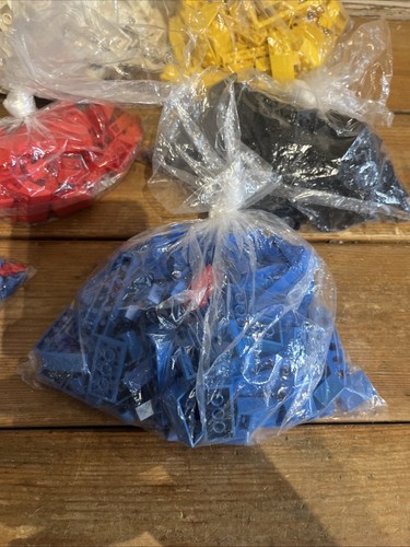 Lote de Trabajo LEGO 1kg+ Vintage - Paquete Original - Piezas Y Piezas - Color Organizado - Imagen 5 de 7