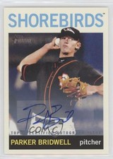 2013 Topps Heritage Minor League Edition Real One Parker Bridwell Auto 14ty