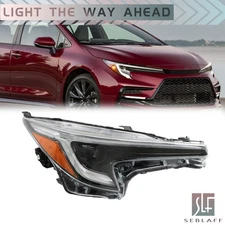 Headlight For Toyota Corolla 2023 High Configuration LED Passenger Right Lamps