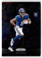 2024 Panini Prizm #21 Malik Nabers Fireworks
