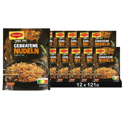 MAGGI Magic Asia Gebratene Nudeln (12 x 121g)