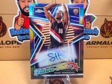 SCOOT HENDERSON 2023-24 TOPPS CHROME FUTURE STARS RC AUTO EXCLUSIVE AUTO