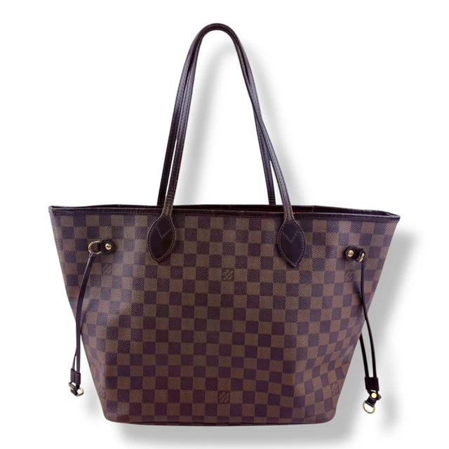 Louis Vuitton Brown Damier Neverfull MM Handbag