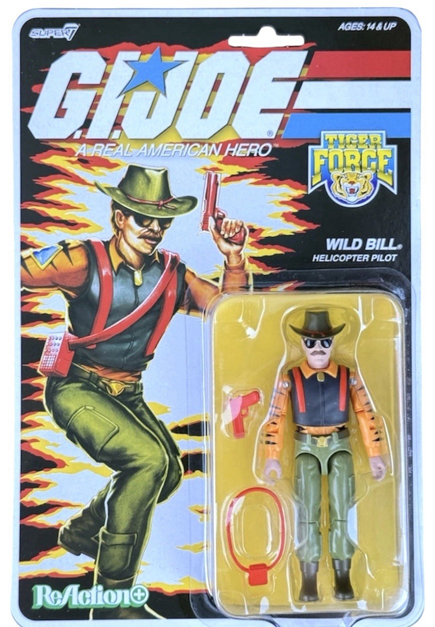 SUPER7 REACTION+ PLUS O-Ring G.I. JOE WILD BILL TIGER FORCE GI Figure Unpunched