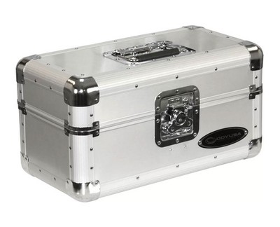 Odyssey K45120SIL KROM Series Record Case for 120 7'' Vinyl Records (Silver)
