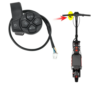 XBERSTAR Gasgriff Für Segway Ninebot E-Roller - ZT3 Pro/F3/G3 Ersatz