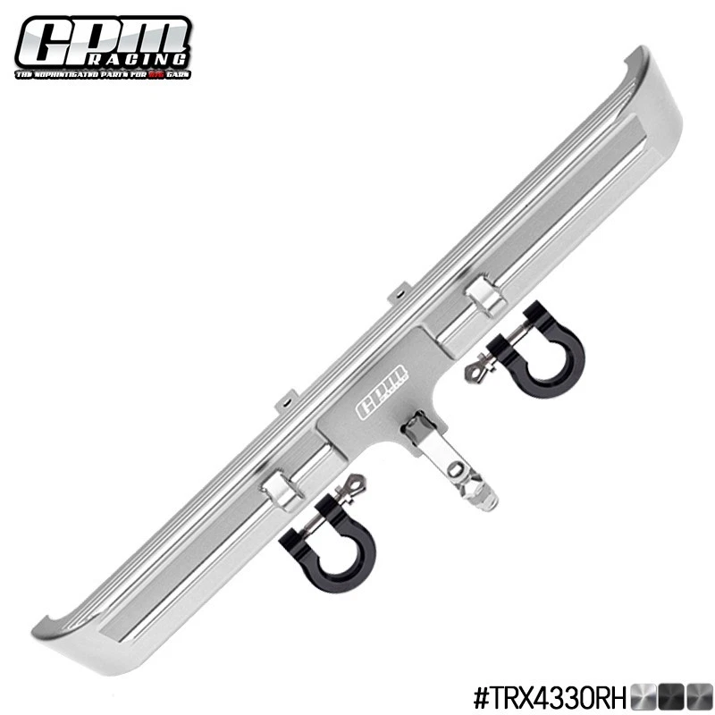 Suporte de para-choque traseiro de liga GPM + anéis D + gancho de reboque para blazer TRAXXAS 1/10 TRX-4 - Imagem 3 de 4