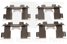 Zubehörsatz Scheibenbremsbelag Vorderachse für NISSAN ALMERA I Hatchback