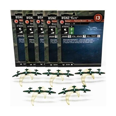 WotC Axis & Allies CMG Base Set B5N2 ''Kate'' (C) x5 NM