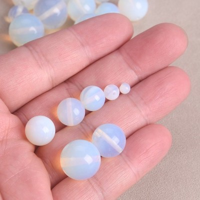 Round Artificial Opal Stone Loose Gemstone Beads 4mm 6mm 8mm 10mm 12mm 14mm 16mm