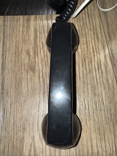 Vintage Push Button Phone Black - Bild 5 von 8