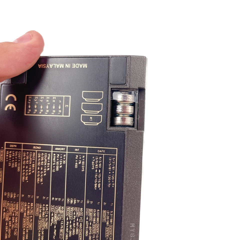 Vintage Hewlett Packard HP 12C Financial Calculator Gold With Case - Tested 1992 - Image 4 of 4