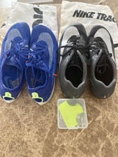 2 pairs Nike Youth Kids Spikes Running shoes Air Zoom Victory 6 and Rival 5.5