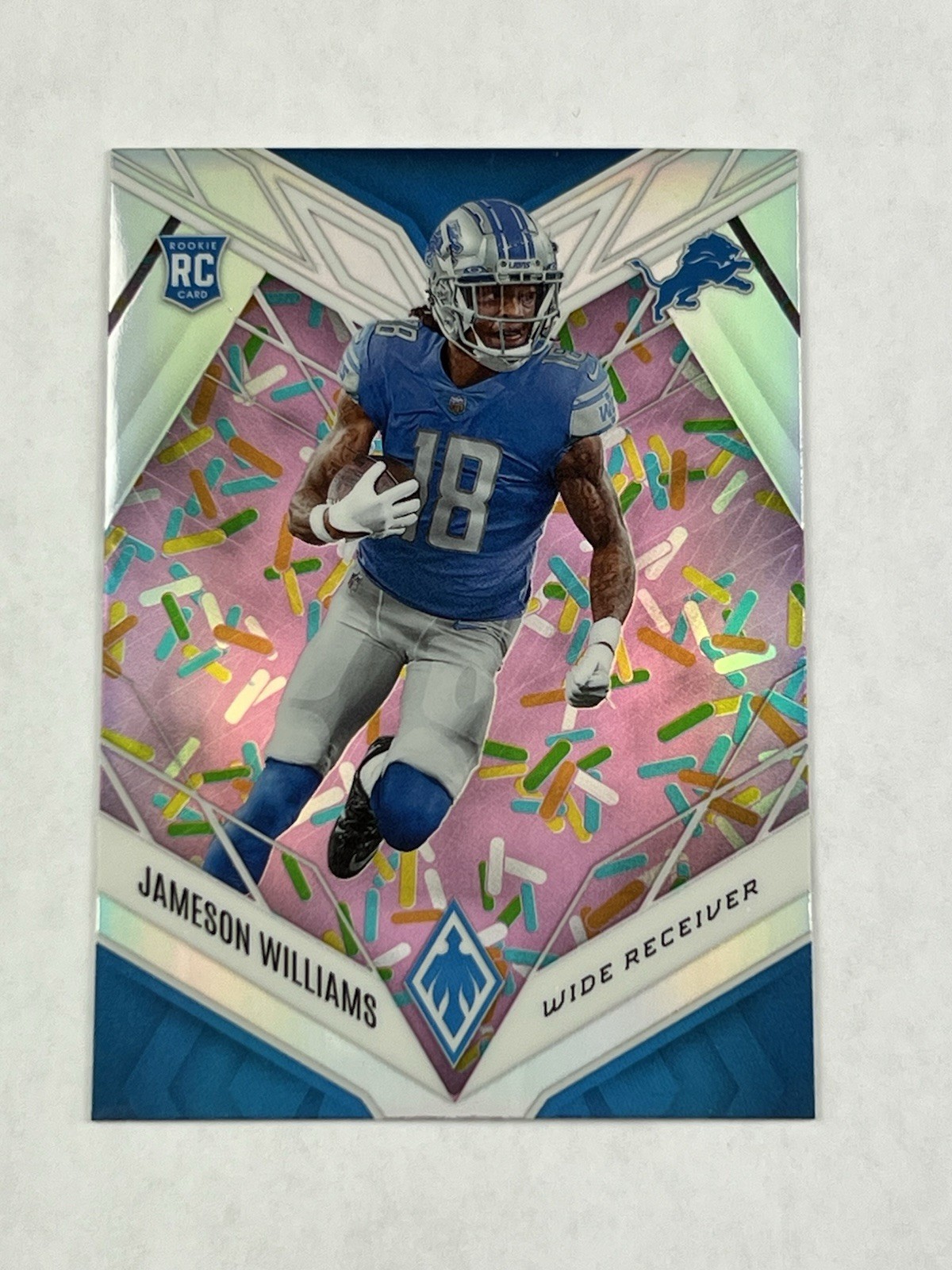 Jameson Williams 2022 Panini Phoenix #108 SPRINKLES CASE HIT Rookie Card SSP