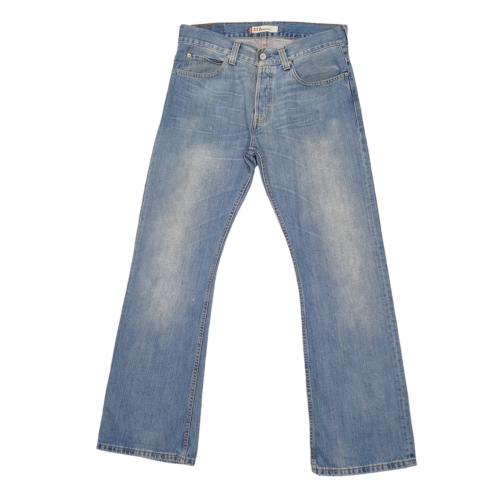 LEVIS 512 Jeans Slim Tapered Fit Blue Denim Trousers Mens W36 L33 image 2