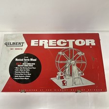 Gilbert Erector Musical Ferris Wheel Set No. 10072 Vintage Metal