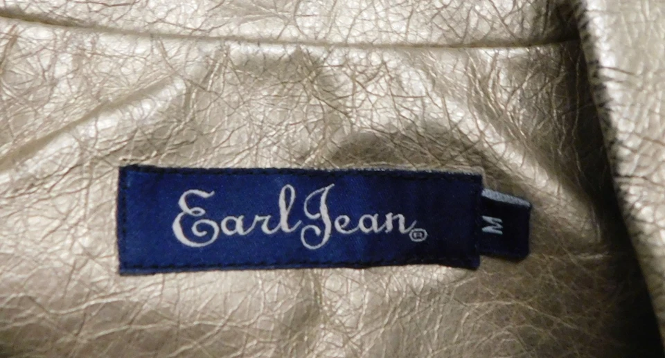 Винтажный Earl Jean золото кожаная куртка размер женщин M - Изображение 4 из 4