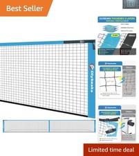 Blue 22ft x 3ft Pickleball Net - Superior Strength for Indoor Outdoor Play