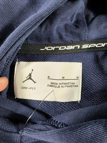 Neu mit Etikett Nike Air Jordan Jumpman Dri-Fit ärmelloses Hoodie Sweatshirt Herren mittelblau - Bild 5 von 6