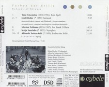 ENSEMBLE GELBERKLANG FARBEN DER STILLE COLOURS OF SILENCE NEW SUPER AUDIO HYBR