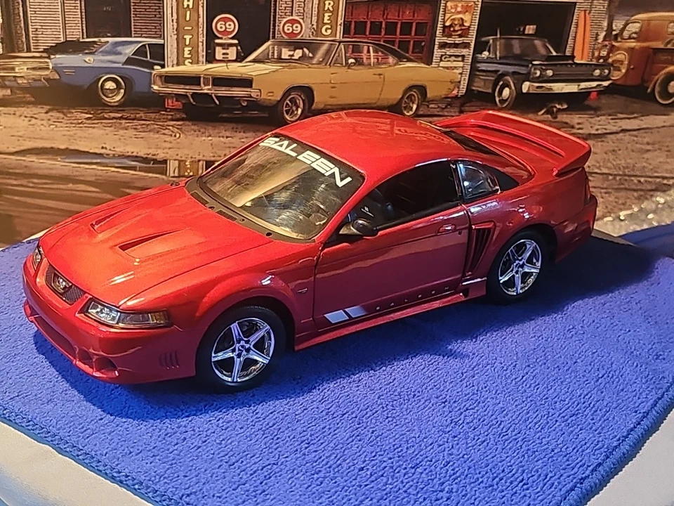 VINTAGE ERTL AMERICAN MUSCLE 2 Fast 2 Furious 2003 Saleen Mustang Red READ 📚  - Image 2 of 4