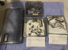 Job Lot 4x ENT Surgical Trays & Aesculap Instruments - Spares/Collectible