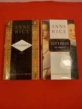 ANNE RICE- PANDORA & VITTORIO THE VAMPIRE NOVELS/ 1ST TRADE EDITIONS/ FREE SHIP