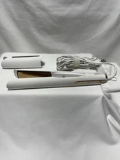 Kristin Ess White Titanium Flat Iron Hair Straightener Model # KES0107