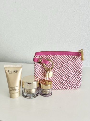 Estee Lauder Re-Nutriv Renutriv Skin Care Set with Coin Purse 199 Value - Picture 3 of 14