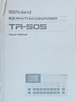 Roland TR-505 Drum Machine Rhythm Composer Original Owner's Manual Book, Japan.