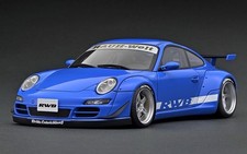 1/18 Ignition Model Ig RWB Porsche 911 997 Blue Ig3256