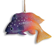 December Diamonds  2006 FAIRY BASSLET Fish Ornament 55-90301